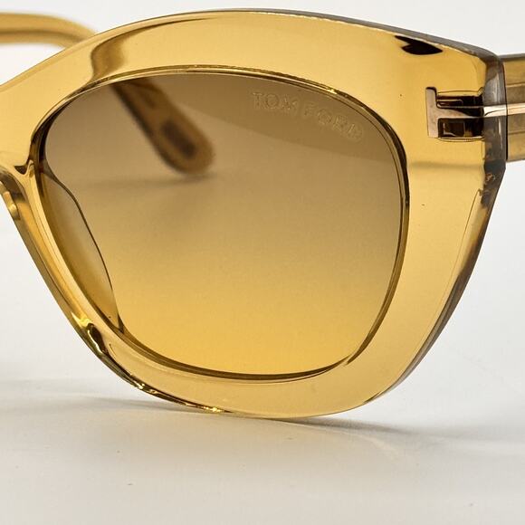 Tom Ford Sunglasses Linda-02 TF1285 45B Light Brown Butterfly Brown Lens 53mm main image 11